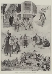 Schizzi alla Greater Britain Exhibition a Earl